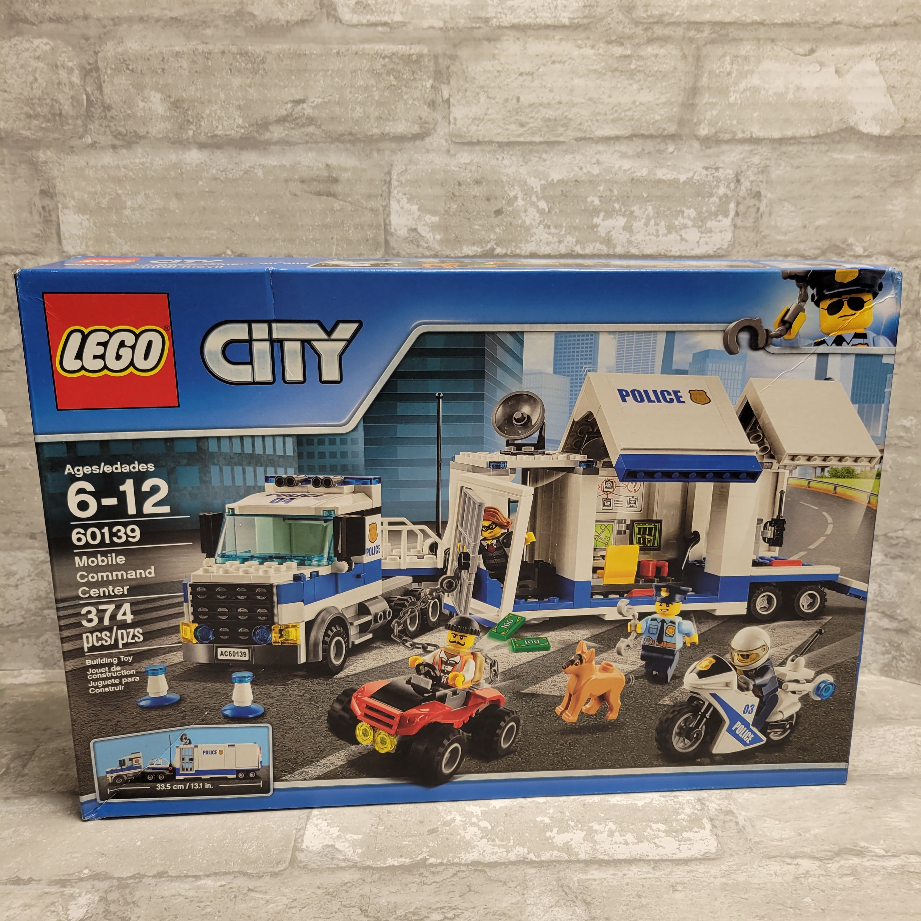 LEGO City Police Mobile Command Center Truck 60139 Building Toy, Action Cop (8026215874798)